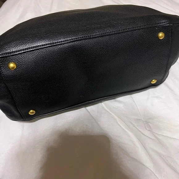 Prada Vitello Daino Tote Black Bag Vintage - Picture 9 of 13
